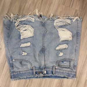 Express High-Rise Jean Shorts